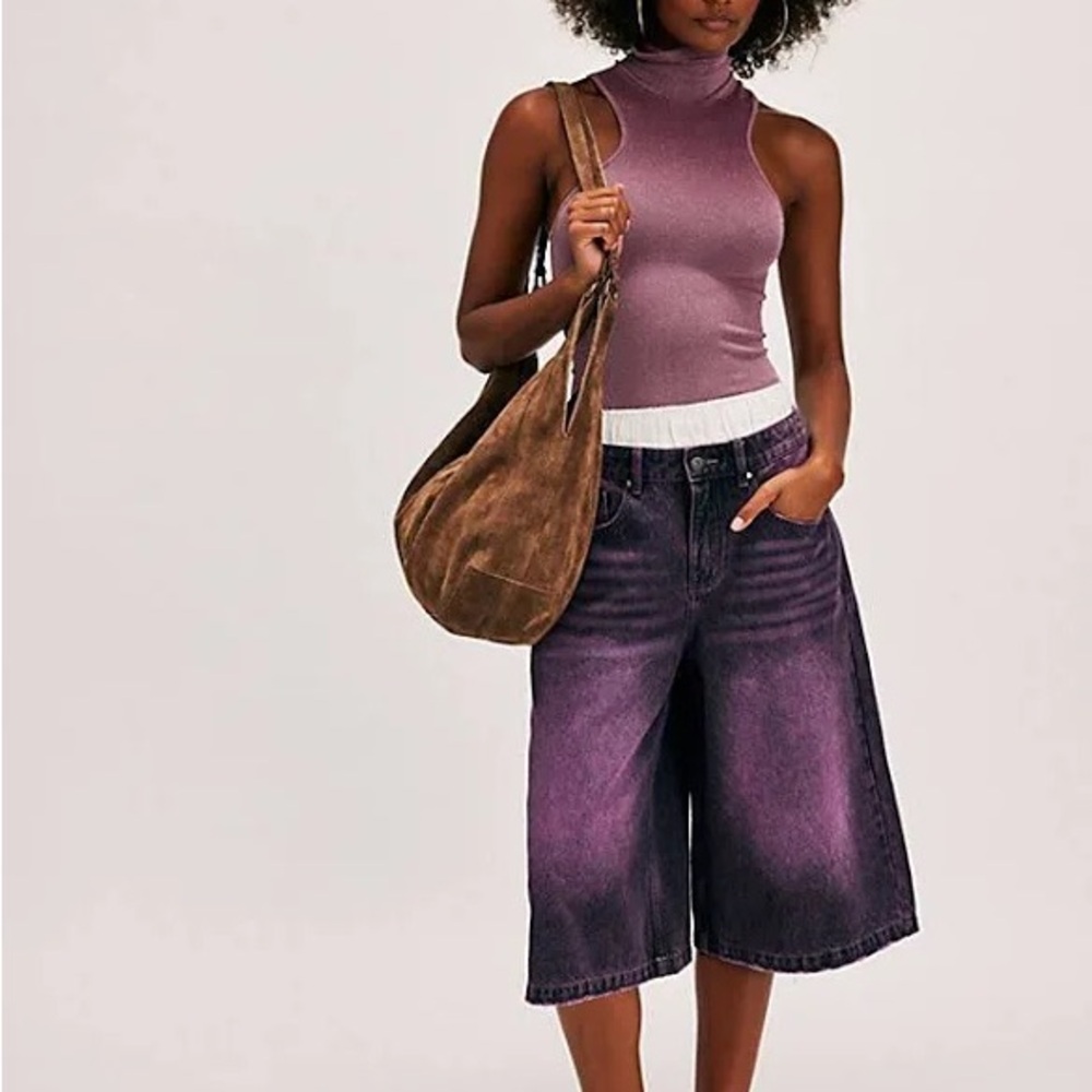 Free People Sleeveless Turtleneck Top